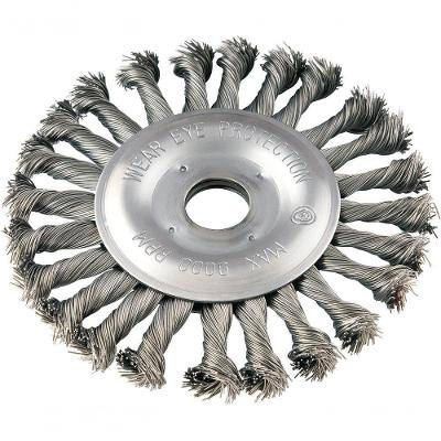 Escova Circular Torcida 6X1/2 Furo 7/8 Aço Carbono Polido
