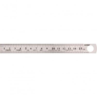 Escala De Aço Inox 150Mm - Vonder
