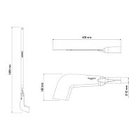 Foice Reta Tramontina Em Aço Com Cabo De Madeira 110 Cm Tramontina - 3