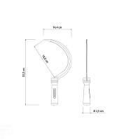 Foicinha Com Dentes Tramontina Em Aço Com Cabo De Madeira Tramontina - 3