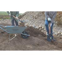 Vanga Com Ponta 402/00 Em Aço Com Cabo De Madeira 71 Cm Com Empunhadura Plástica Reta Erg - 3