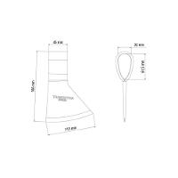 Machado Soldado Com Cabeça Redonda Tramontina Tamanho 2 Em Aço Sem Cabo Tramontina - 5