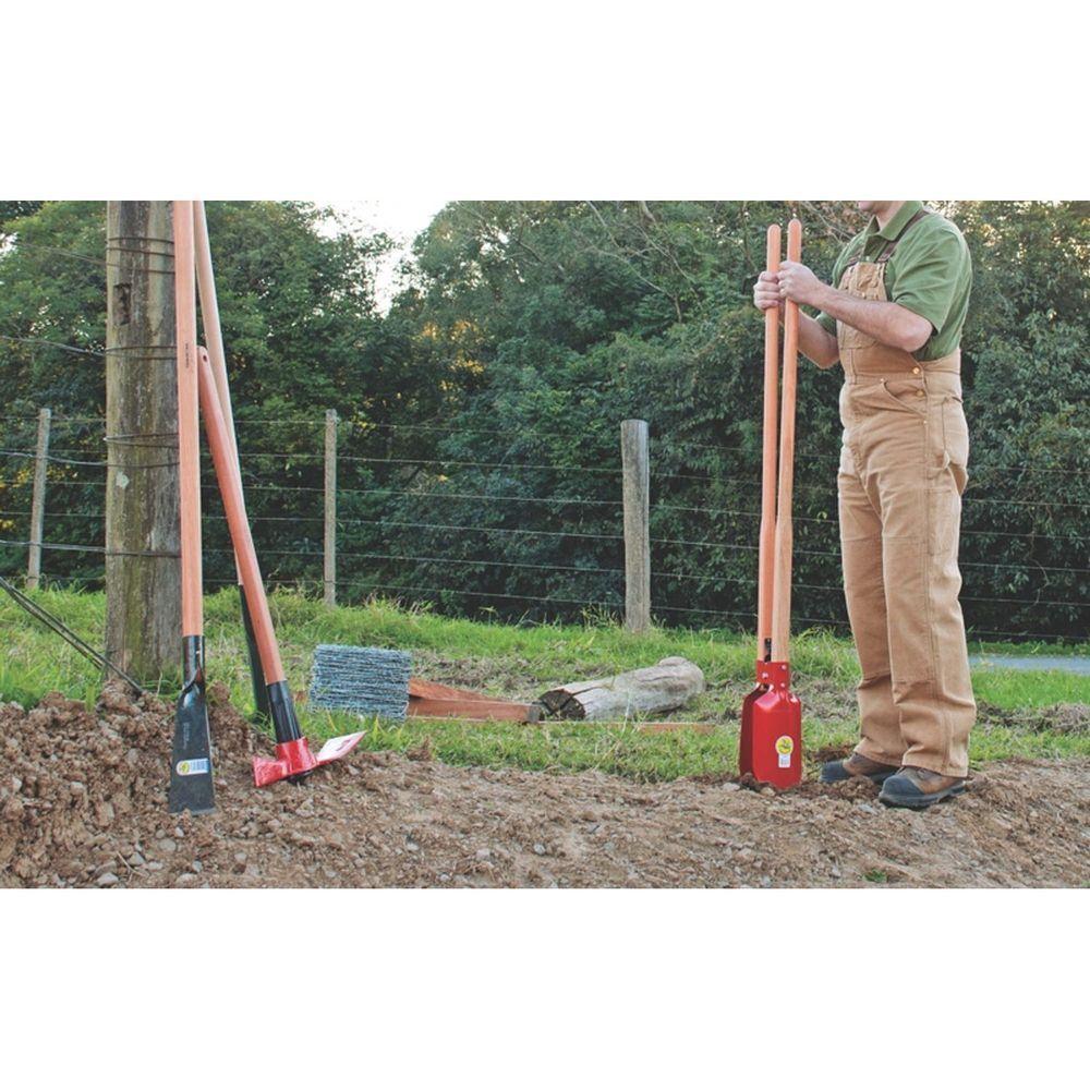 Cavadeira Articulada Em Aço Com Cabo De Madeira 120 Cm E Batente Em Polipropileno - 3