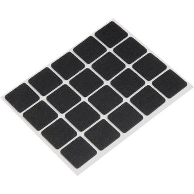Feltro Autoadesivo Quadrado 22Mm 20pçs