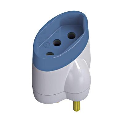 Pino Adaptador Daneva 2P+T 15A / 250V Dn1633 Cor Sortida