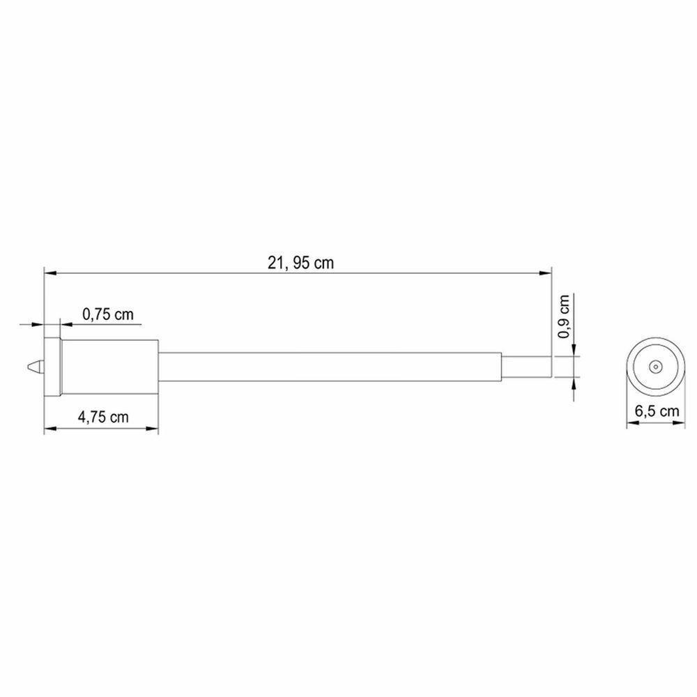 Serra Copo Diamantada 65 Mm Tramontina Com Haste E Pino Guia Tramontina - 3