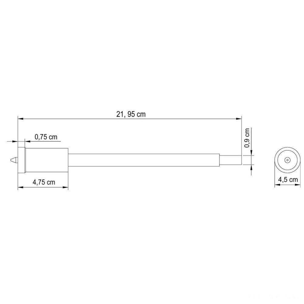 Serra Copo Diamantada 45 Mm Tramontina Com Haste E Pino Guia Tramontina - 2