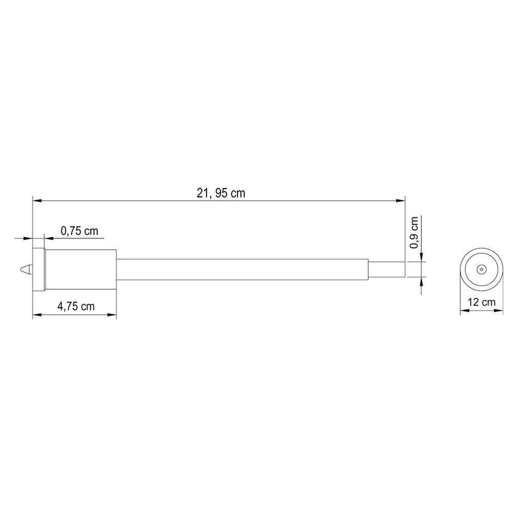 Serra Copo Diamantada 120 Mm Tramontina Com Haste E Pino Guia Tramontina - 2