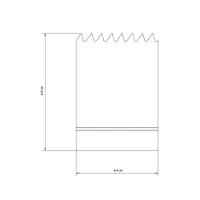 Serra Copo Bi-metálica 44 Mm 1.3/4" Tramontina Com Dentes Em Aço Rápido Hss Tramontina - 2