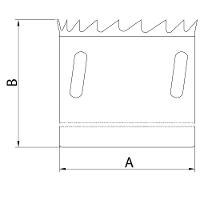 Serra Copo Diamantada 114 Mm 4.1/2" Com Dente De Metal Duro E Aço Especial Cromado - 2