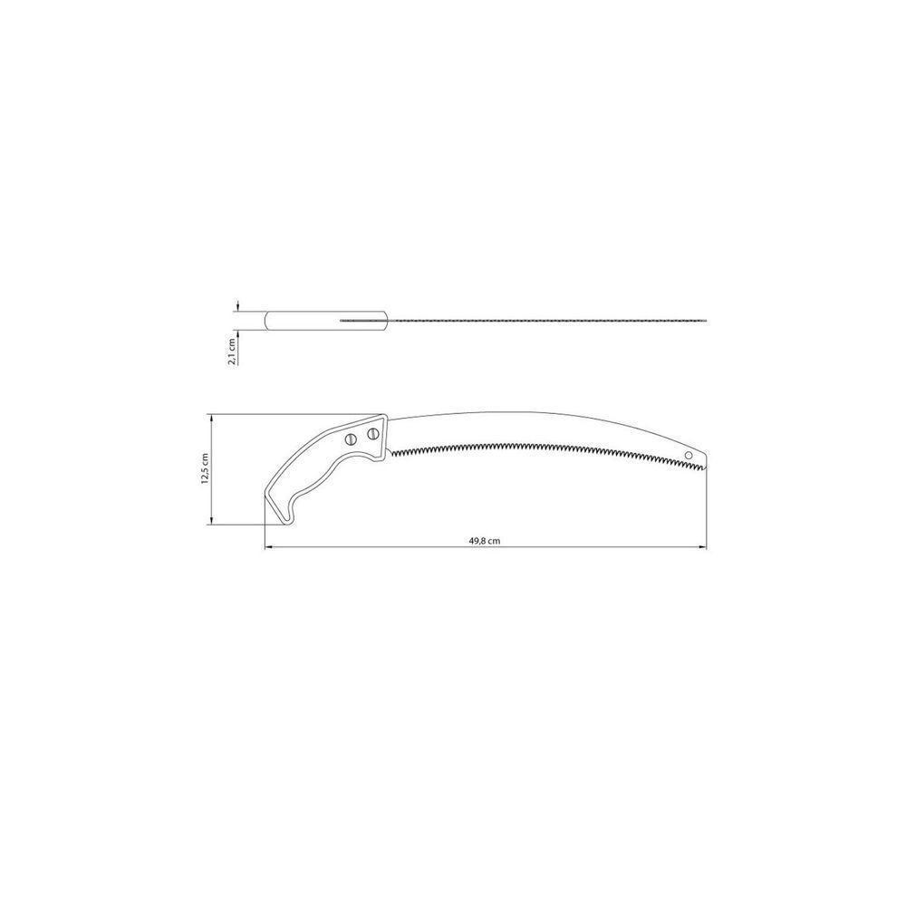 Serrote Para Poda Supercut 14" Com 6 Dentes Por Polegada Em Aço Carbono Com Afiação Tripl - 2