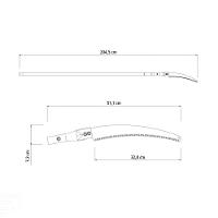 Serrote De Poda Profissional 13" / 330 Mm Em Aço Com Cabo Metálico Extensível 3 M - 7