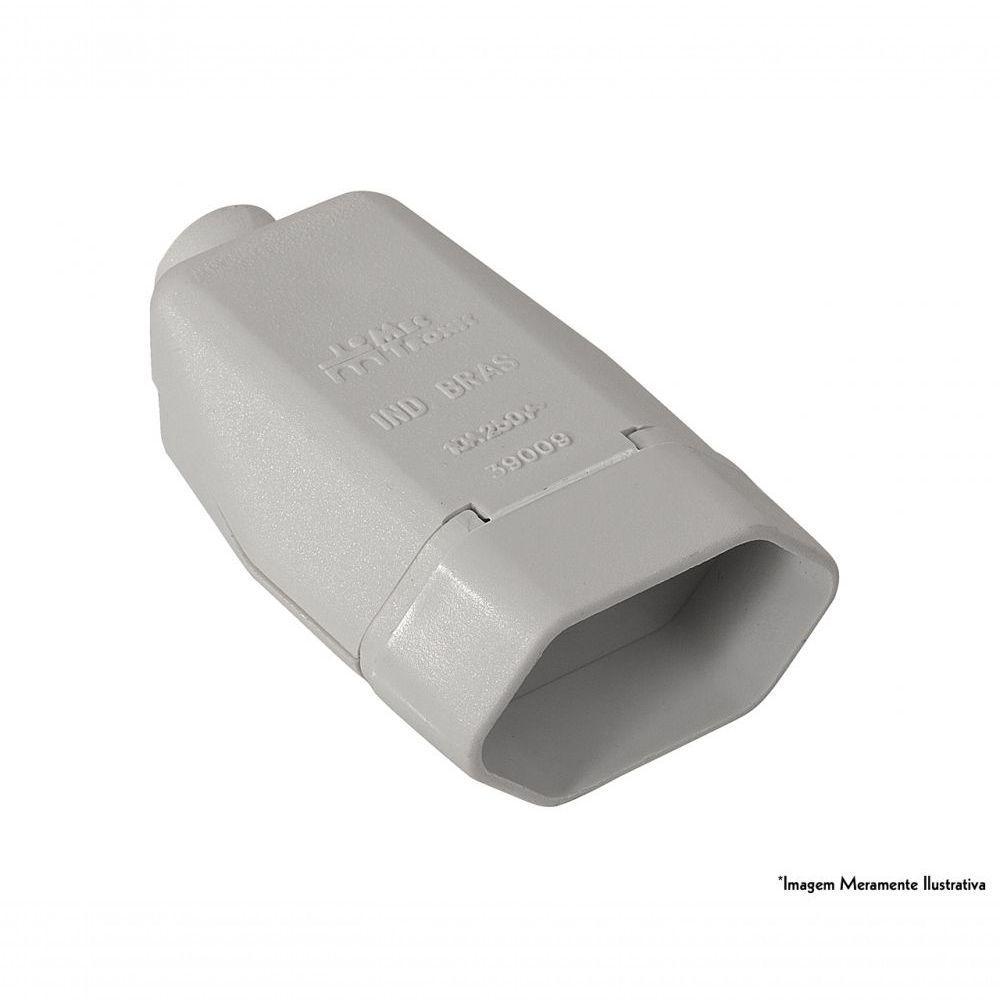 Plug Femea Prolong 2P+T 10A/250V Cz 39009 Ffpb10-3 C/10Pcs - 1