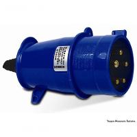 Plug Steck Industrial 2P+T 32A 220V Azul N-3276 - 1