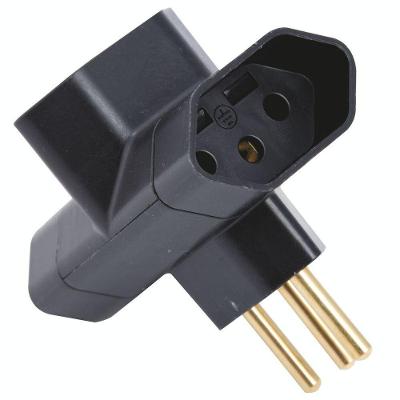 Plugue T 2p+t 10 A 250 V Tramontina Preto Tramontina