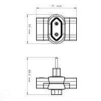 Plugue T 2p 250 V 10 A Tramontina Branco Tramontina - 2