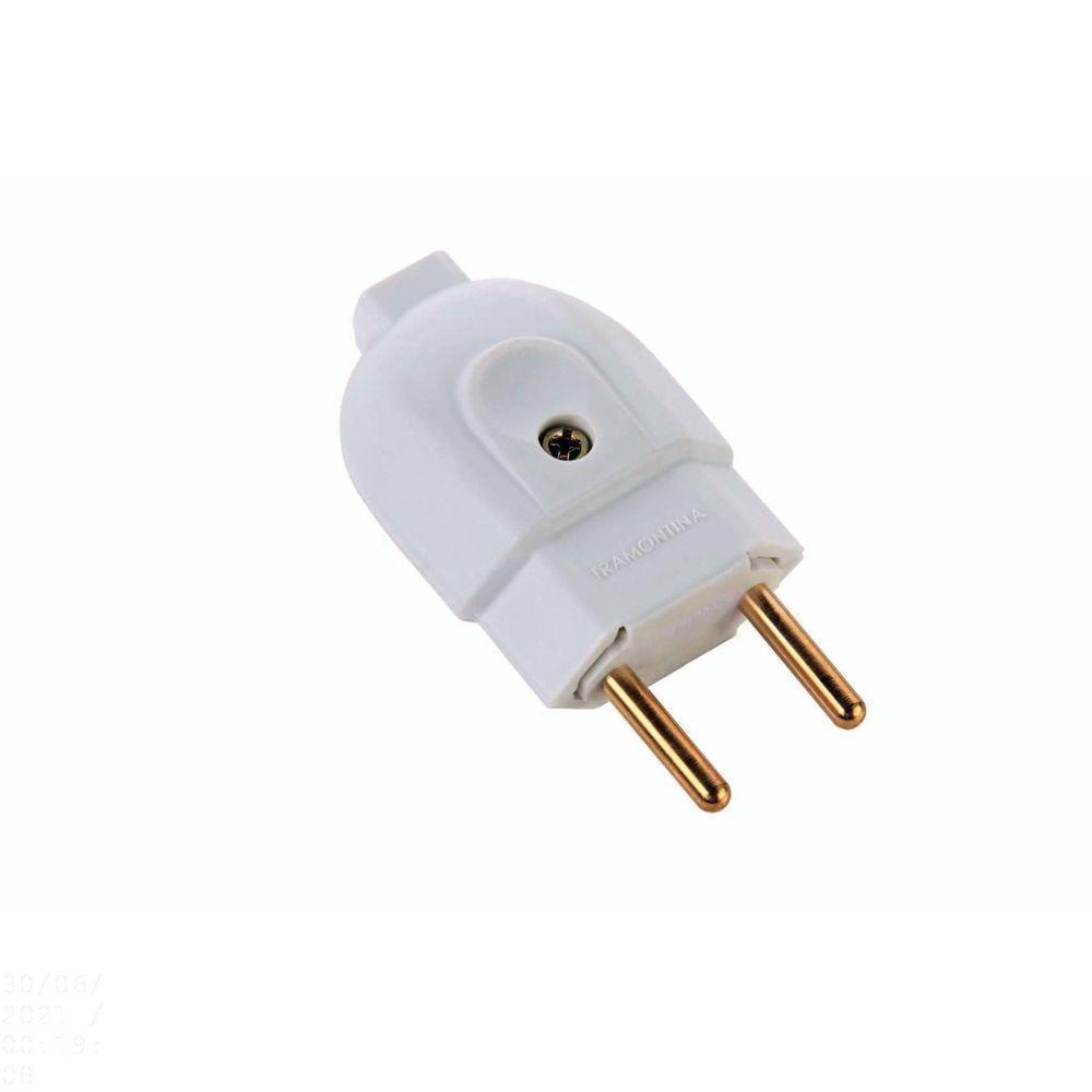 Plugue Macho 2p 20 A 250 V Tramontina Branco Tramontina - 1