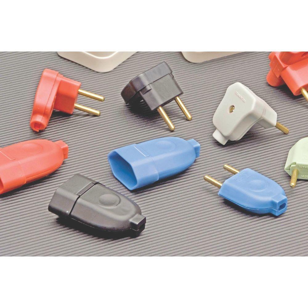 Plugue Fêmea 2p 10 A 250 V Tramontina Branco Tramontina - 2