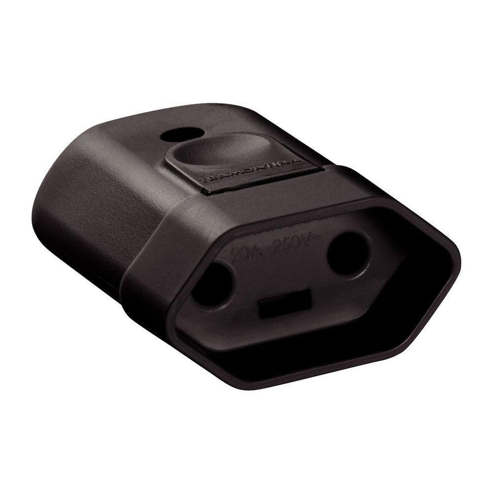 Plugue Fêmea 2p 250 V 20 A Tramontina Preto Tramontina - 1