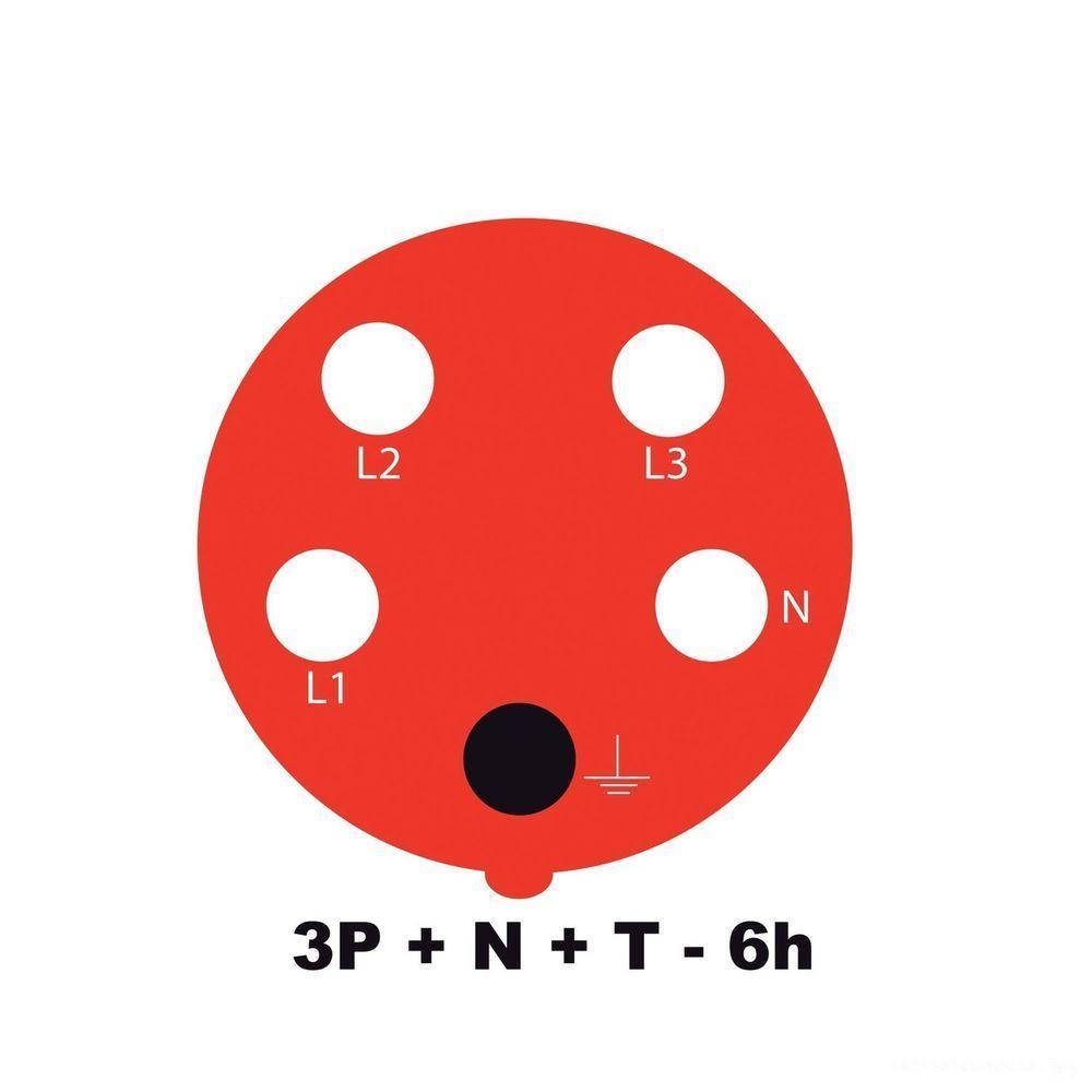 Plugue Móvel Industrial 3p+n+t 63 A 380-415 Vca 6 H Tramontina Tramontina - 2