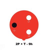 Plugue Móvel Industrial 2p+t 16 A 380-415 Vca 9 H Tramontina Tramontina - 3