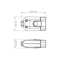 Plugue Fêmea 2p+t 250 V 20 A Tramontina Preto Tramontina - 2