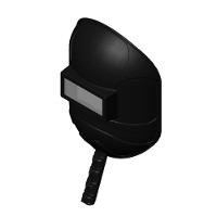 Mascara De Solda De Mao Visor Proteçao Escudo Segurança Epi - 1