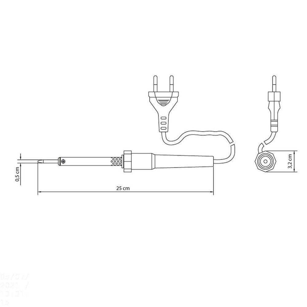 Ferro De Solda Tramontina 40 W 127 V Com Empunhadura Plástica Tramontina - 3