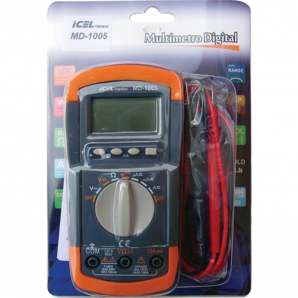 Multimetro Digital Auto Range Md-1005 - 2