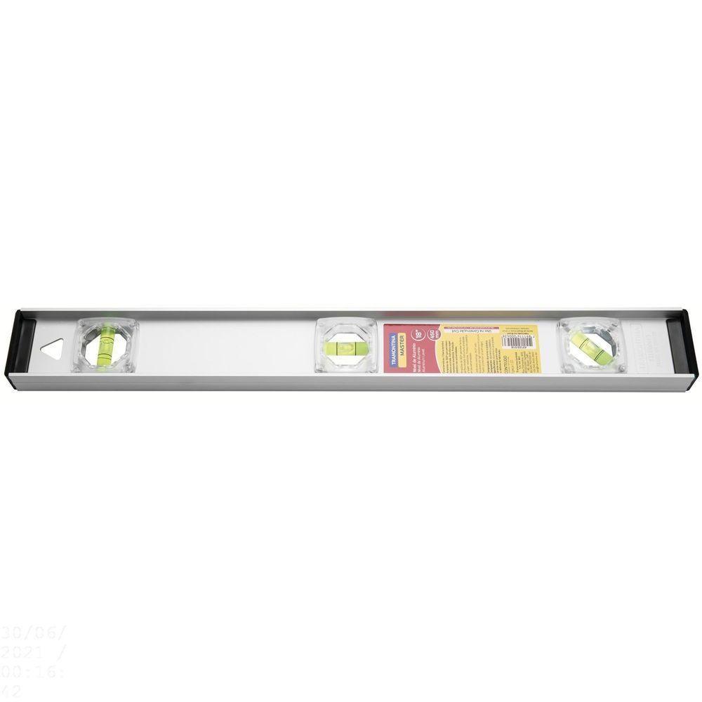 Nível 18" Tramontina Em Alumínio Anodizado Com Três Ampolas Tramontina - 1