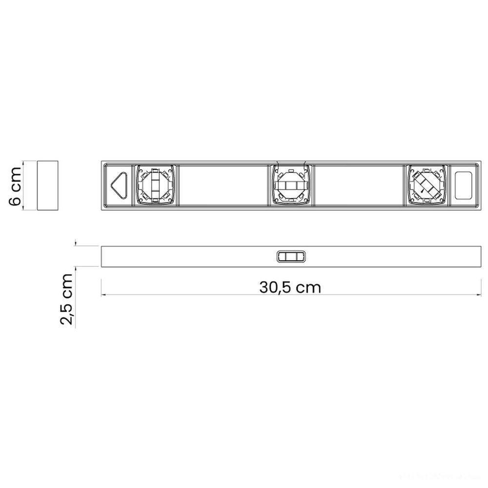 Nível 12" Tramontina Em Polímero De Engenharia Com Três Ampolas Tramontina - 3