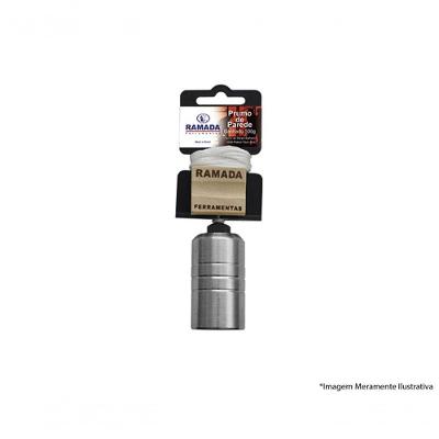 Prumo Metal Parede Ramada N4 750G Banhado 1464