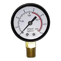 Manômetro 50 Mm 200 Psi 1/4 Vertical - 1