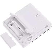 Termo Higrometro Relogio Medidor De Temperatura Digital Humidade De Mesa - 3