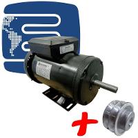 Motor Elétrico Monofásico 3cv 2 Pólos Ip44 110/220 V 60hz - 1