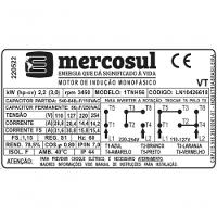 Motor Elétrico Monofásico 3cv 2 Pólos Ip44 110/220 V 60hz - 5
