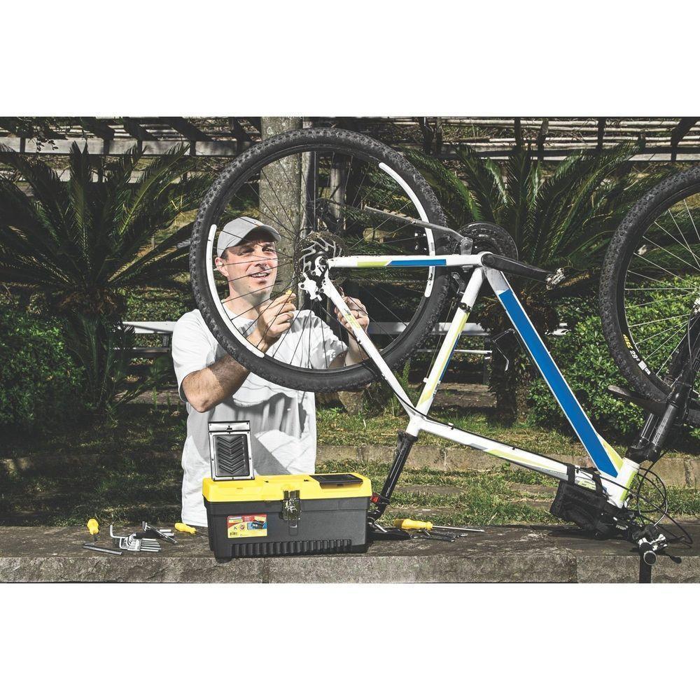 Caixa Plástica Para Ferramentas 13" Tramontina Com Bandeja Removível E Trava Metálica Tramontina - 7