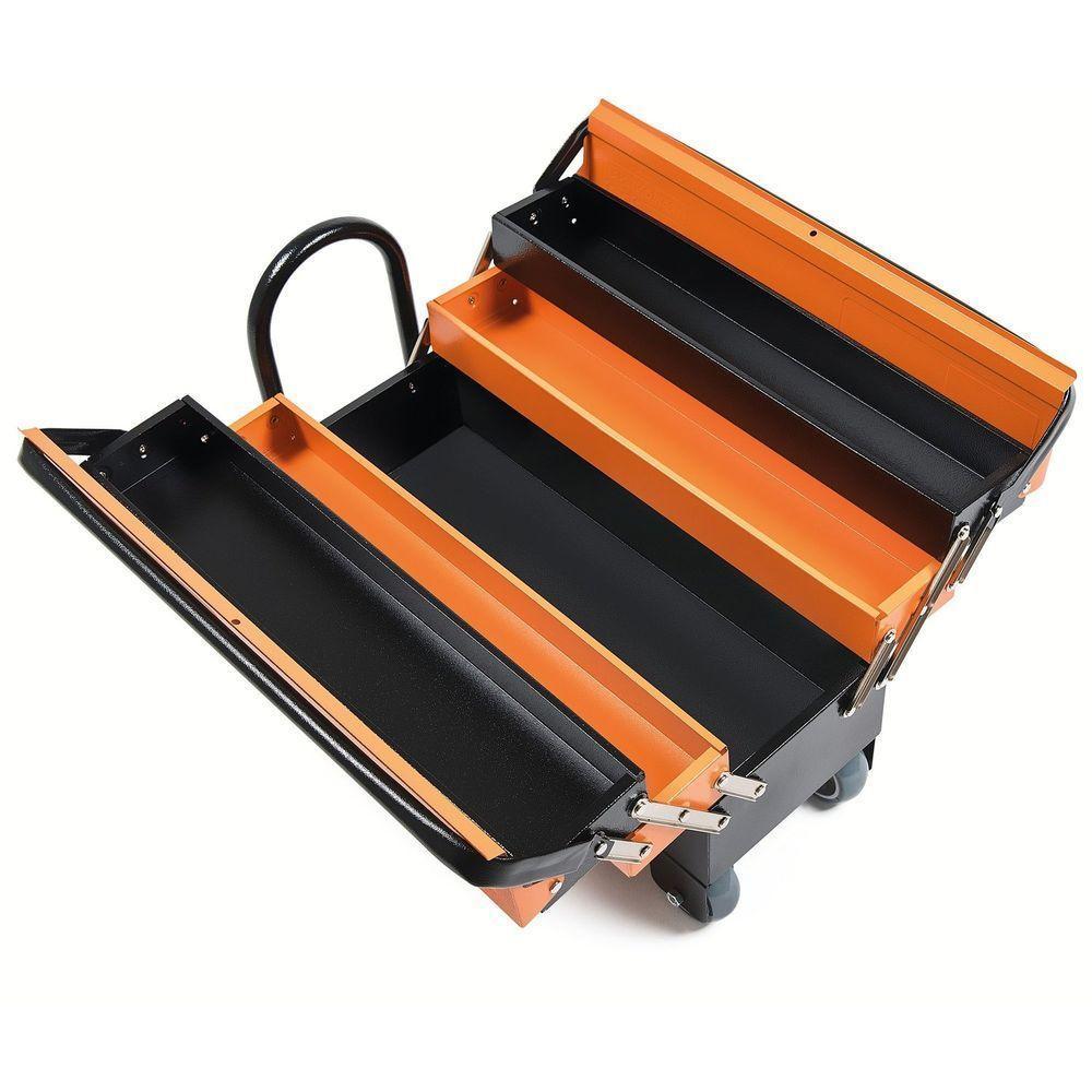 Caixa Sanfonada Cargobox Com Rodas E Puxador 5 Gavetas Tramontina Pro Tramontina - 1