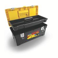 Caixa Plástica Para Ferramentas 20" Tramontina Com Bandeja Removível E Travas Metálicas Tramontina - 6