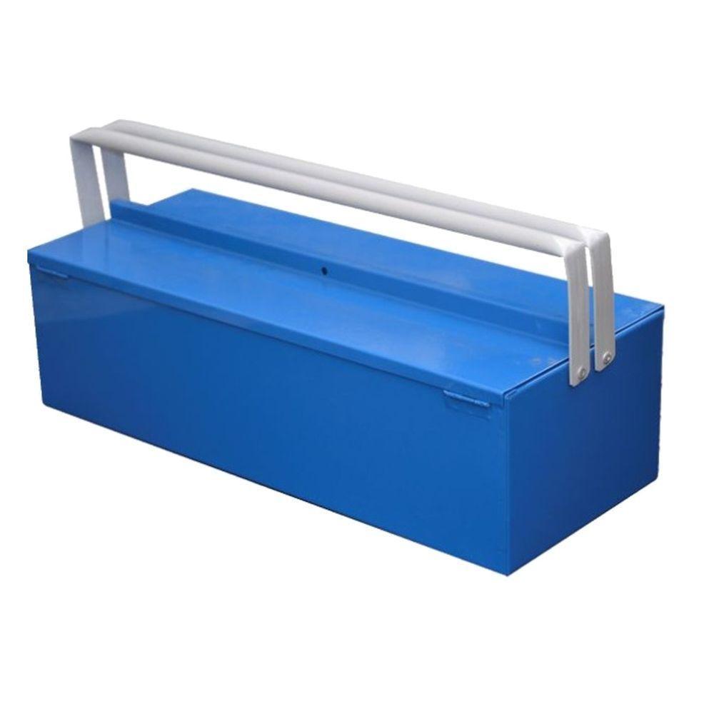 Caixa Ferramenta Baixa Com Alça E Suporte Pra Parafusos 40Cm - 1