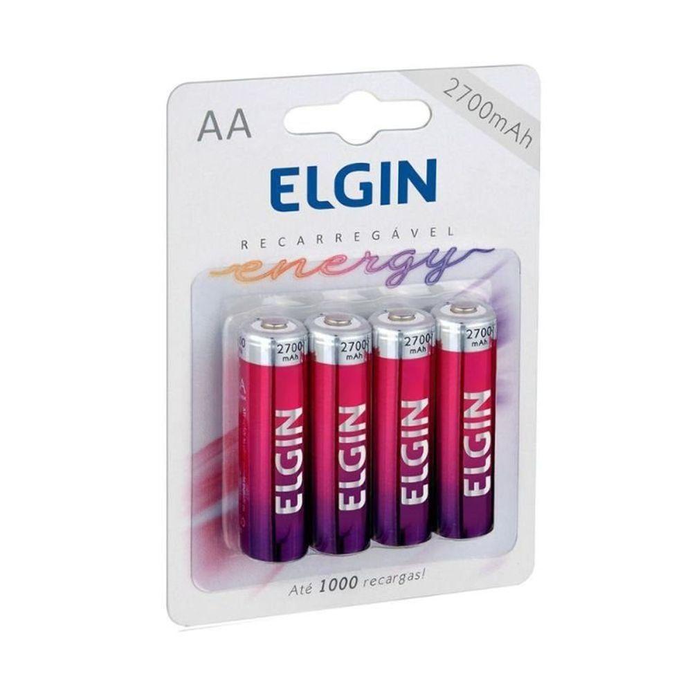 Pilha Elgin Recarregavel 2700mah 1 2v Aa C 4 82175 - 1