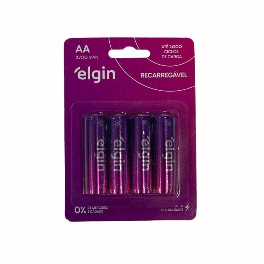 Pilha Elgin Recarregavel 2700mah 1 2v Aa C 4 82175 - 3