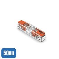 50 Emendas Inline Reta 2 Vias 0,25-4,0mm 221-2411 - Wago - 2