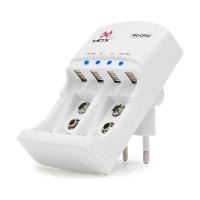 Carregador de Pilhas e Baterias com 4 Pilhas Aaa 1100 Mah Mox - 5