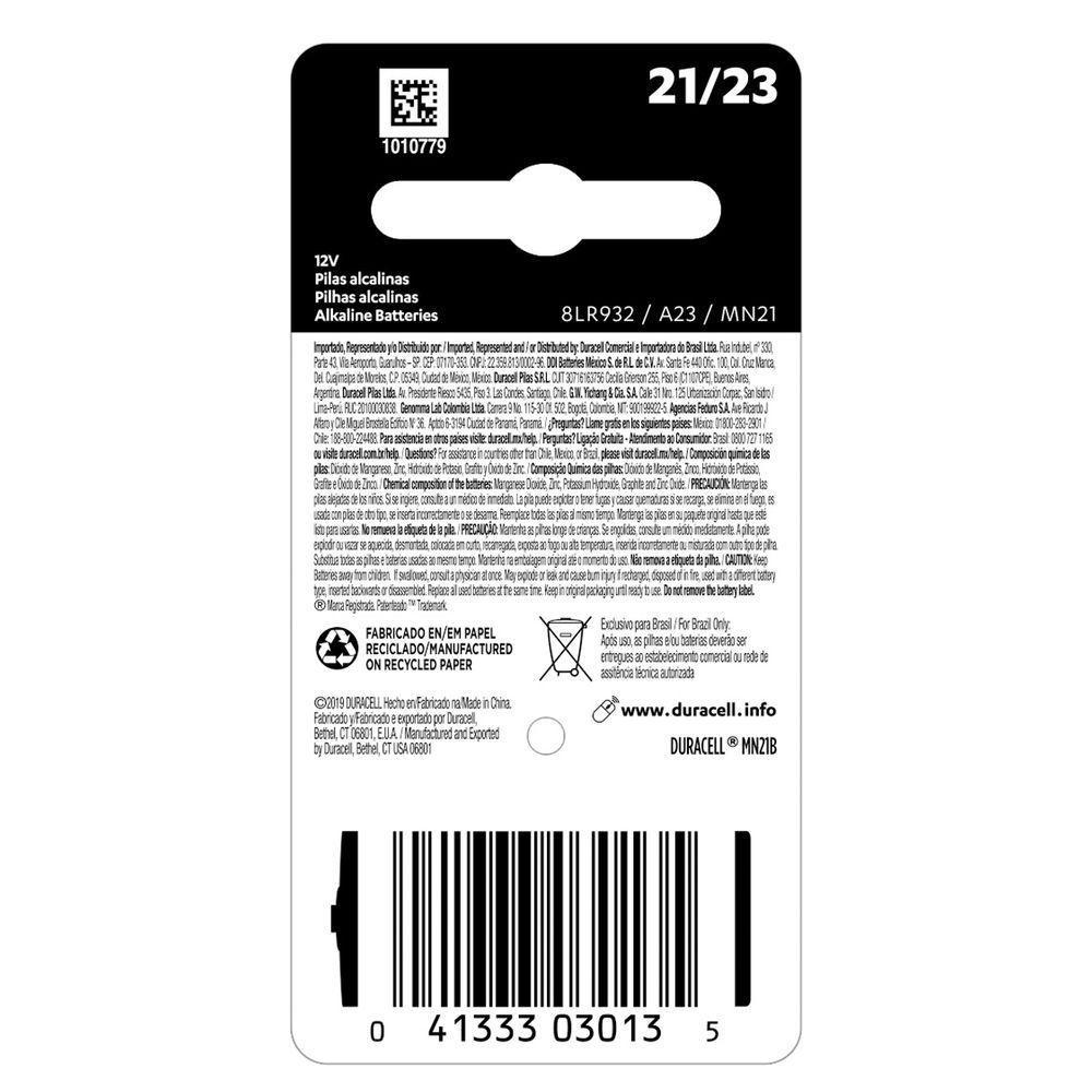 Pilha Alcalina Mn21 12V A23 12V Caixa Com 6 - 2
