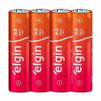 Pilha Zinco Elgin Aa 1.5v Cartela Com 4 Unidades - 1