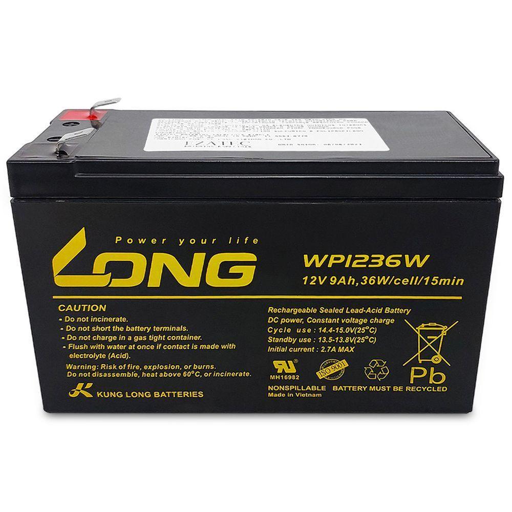 Bateria Selada Para Nobreak Long, 12v 9ah - Wp1236w - 2