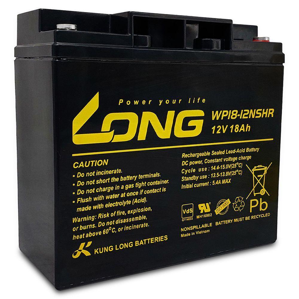 Bateria Selada Para Nobreak Long, 12v 18ah - Wp18-12nshr - 1