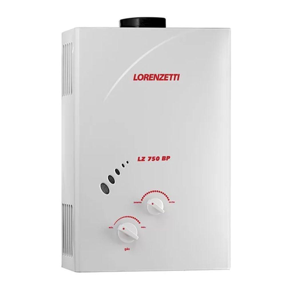 Aquecedor De água A Gás Lz 750bp Glp (gás Liquefeito De Petróleo) Lorenzetti - 1