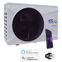 Bomba Trocador De Calor Wi-fi Inverter Aquecimento Para Piscinas Até 120 Mil Litros Ksh 120 - 1